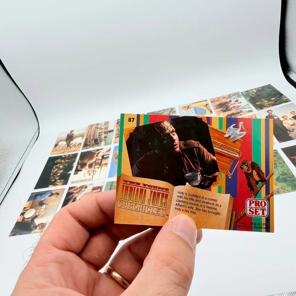 Pro Set Indiana Jones Trading Cards Unisex OS Multi Excellent 1992 21pc Lot